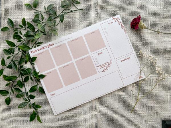 planner-brown-botanical-a4-50-pages